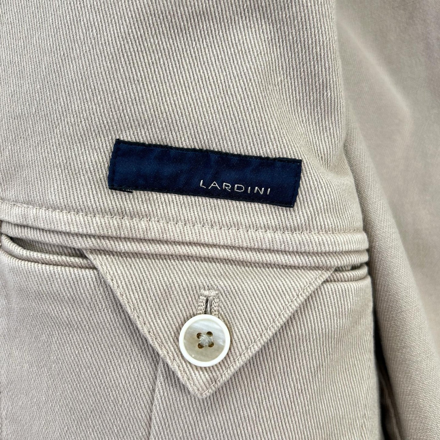 LARDINI ラルディーニ ベージュ コットン テーラードジャケット ジャケット