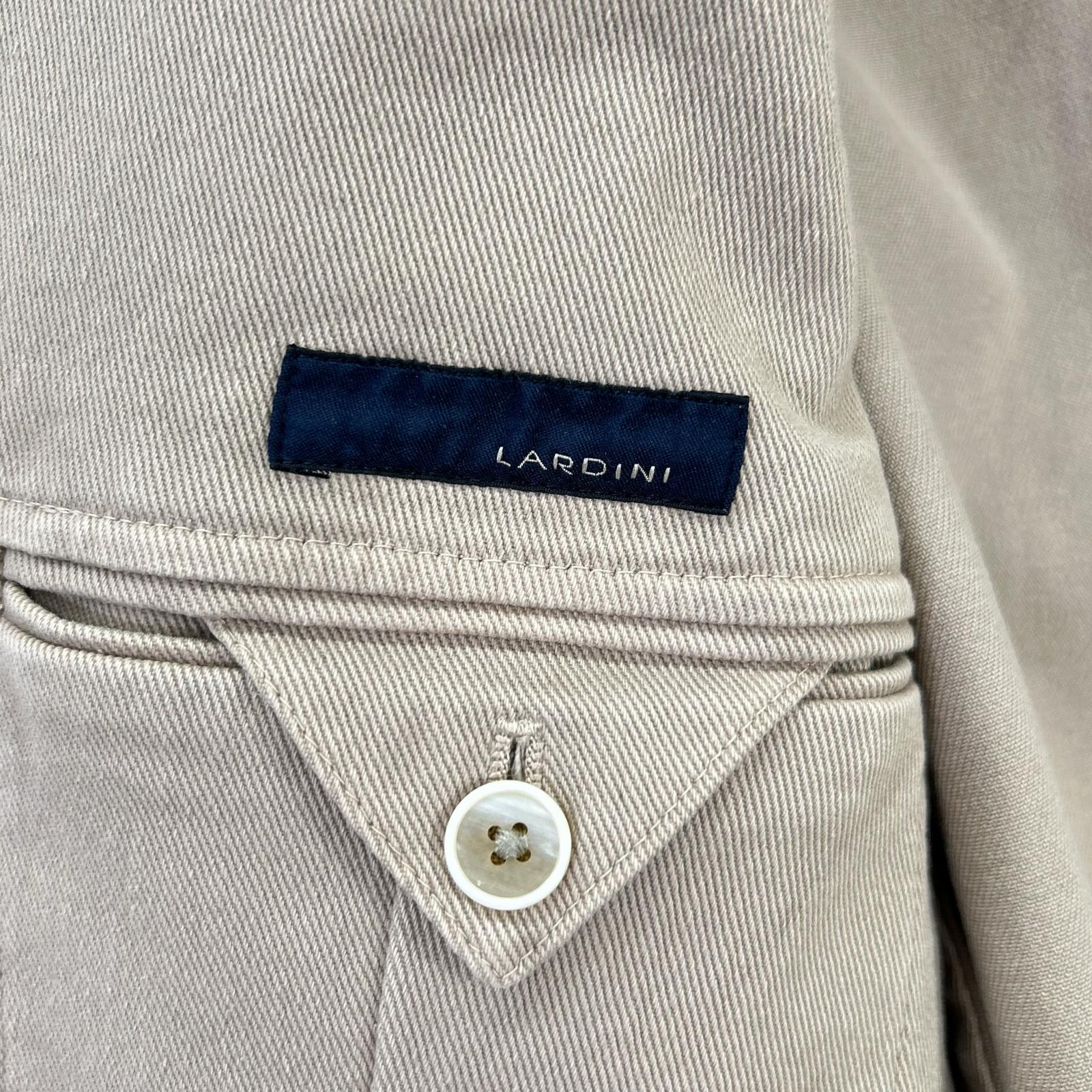 LARDINI ラルディーニ ベージュ コットン テーラードジャケット ジャケット