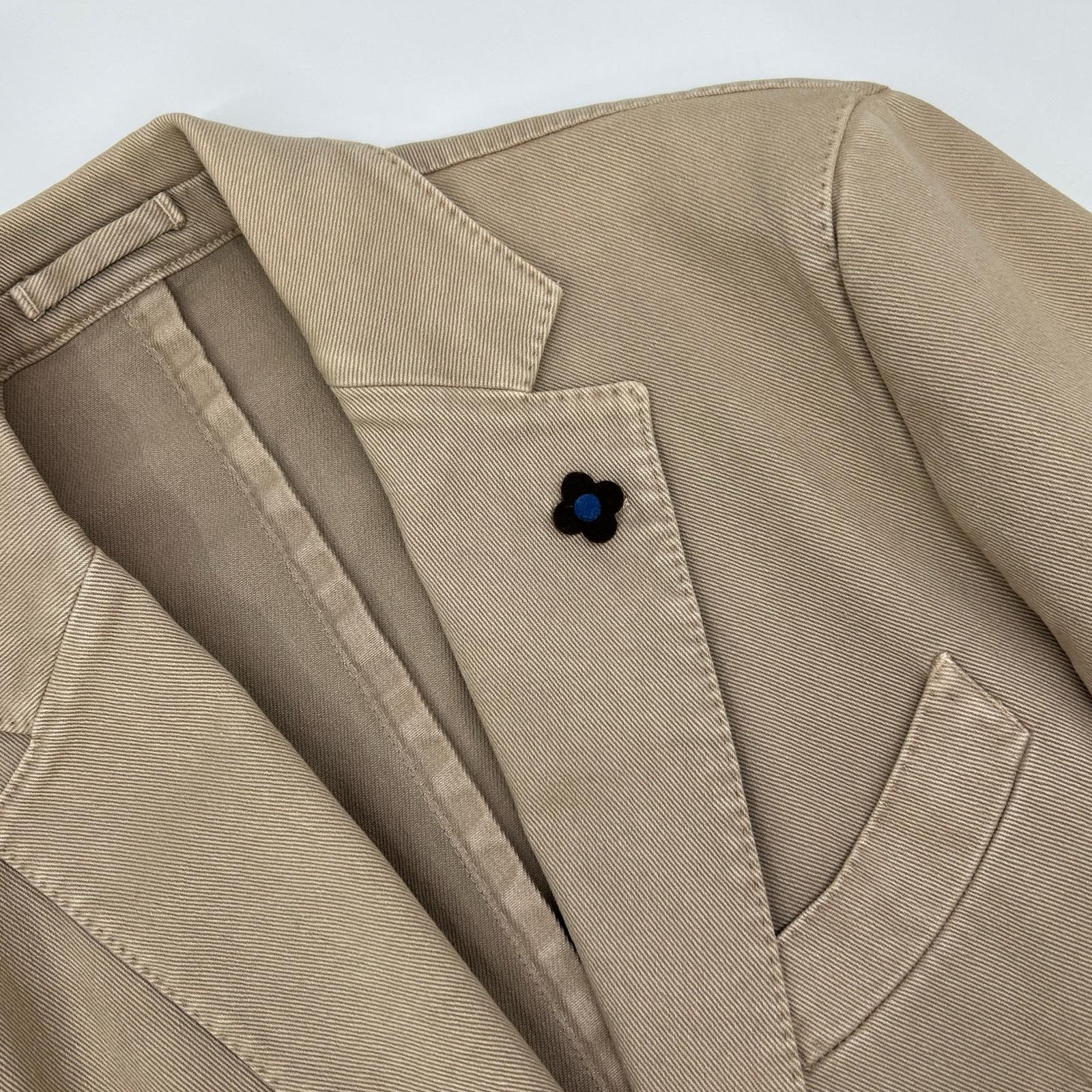 LARDINI ラルディーニ ベージュ コットン テーラードジャケット ジャケット