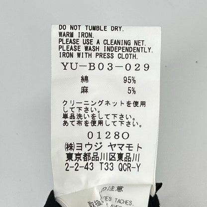 Y's ワイズ YU-B03-029 ブラック ドルマンスリーブシャツ トップス