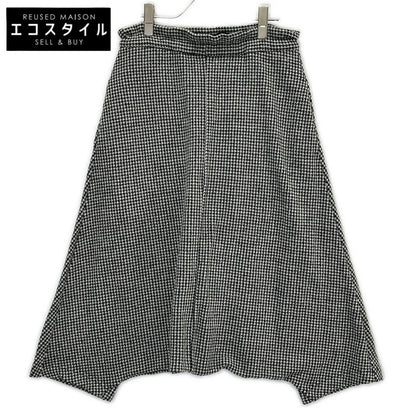 Y's ワイズ YE-T65-169 ブラック×ホワイト ハウンドトゥース サルエルパンツ ボトムス