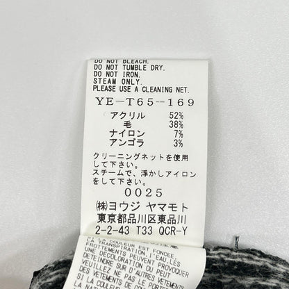 Y's ワイズ YE-T65-169 ブラック×ホワイト ハウンドトゥース サルエルパンツ ボトムス