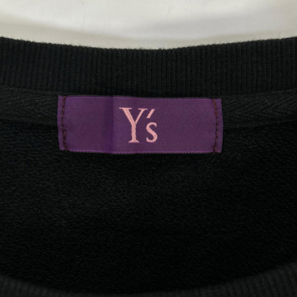 Y's ワイズ YL-T44-034 ブラック ネオンプリント スウェット トップス