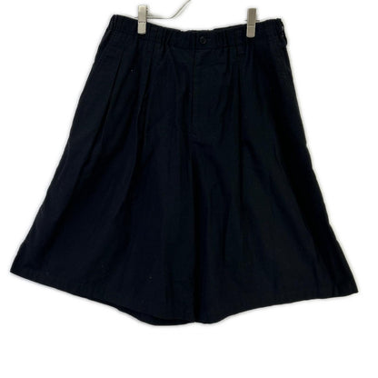 BLACK Scandal Yohji Yamamoto ブラックスキャンダルヨウジヤマモト HN-P25-013 ブラック 20SS Waist Elastin tuck Half Pants ボトムス