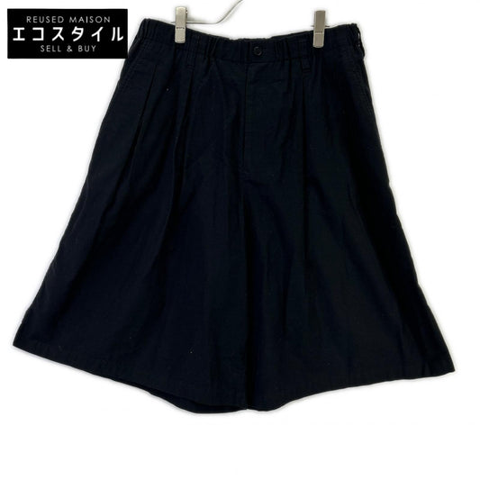 BLACK Scandal Yohji Yamamoto ブラックスキャンダルヨウジヤマモト HN-P25-013 ブラック 20SS Waist Elastin tuck Half Pants ボトムス
