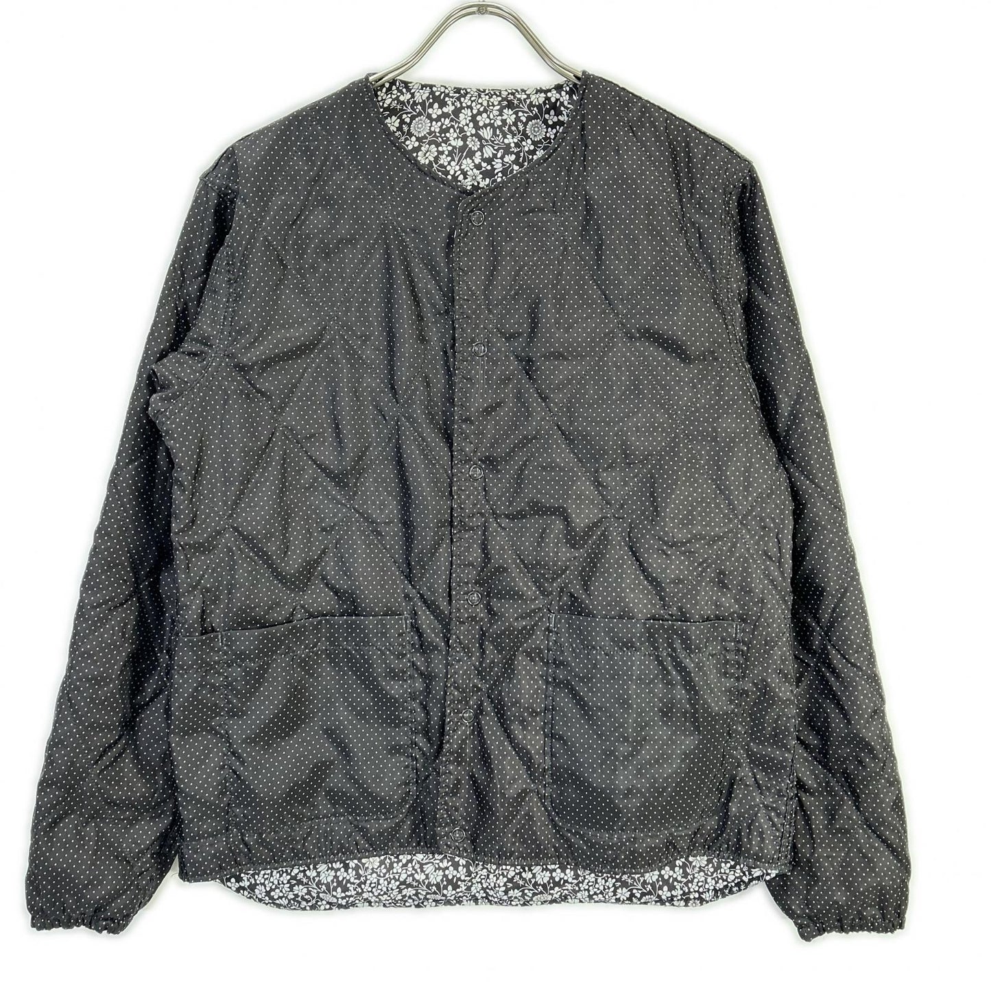 Engineered Garments エンジニアードガーメンツ ナイロン 花柄×スモールドット リバーシブル ジャケット ジャケット