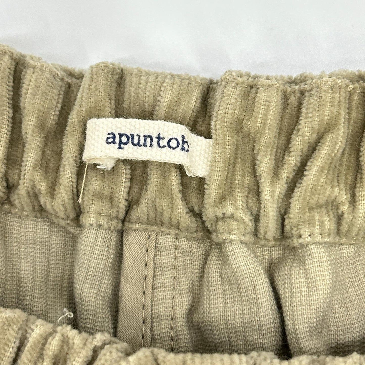 apuntob アプントビー ベージュ コーデュロイ パンツ ボトムス