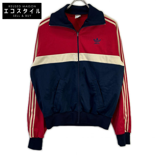 adidas アディダス 80s ボルドー×ネイビー×ホワイト トラックジャケット ジャケット