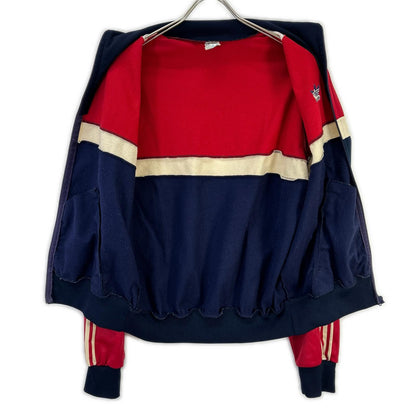 adidas アディダス 80s ボルドー×ネイビー×ホワイト トラックジャケット ジャケット