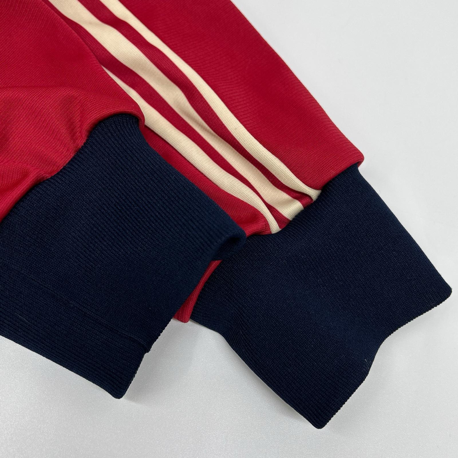 adidas アディダス 80s ボルドー×ネイビー×ホワイト トラックジャケット ジャケット