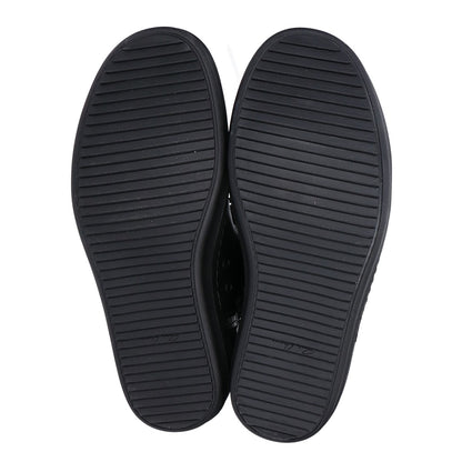 Rick Owens リックオウエンス 新品同様 RU01F2890 TEMPLE SNEAKS オールブラック カーフレザー スニーカー シューズ