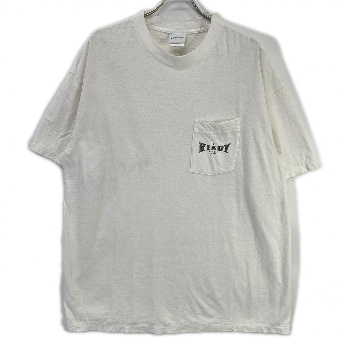 READYMADE レディーメイド RE-CO-WH-00-00-277 ホワイト コットン ポケット 半袖Tシャツ トップス