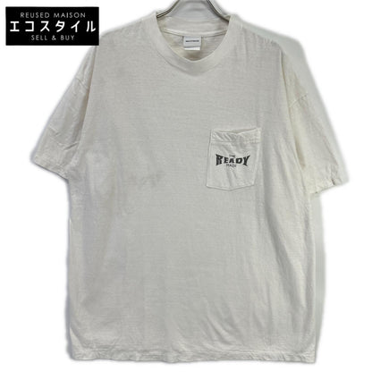 READYMADE レディーメイド RE-CO-WH-00-00-277 White Cotton Pocket Short-Sleeve T-Shirt Tops
