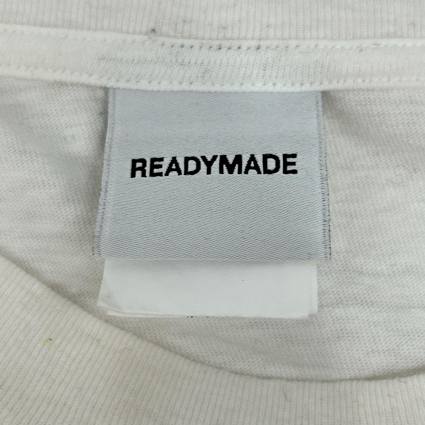 READYMADE レディーメイド RE-CO-WH-00-00-277 White Cotton Pocket Short-Sleeve T-Shirt Tops