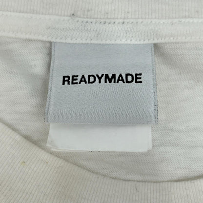 READYMADE レディーメイド RE-CO-WH-00-00-277 White Cotton Pocket Short-Sleeve T-Shirt Tops