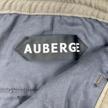 AUBERGE オーベルジュ カーキ ウール タック パンツ ボトムス