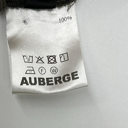 AUBERGE オーベルジュ カーキ ウール タック パンツ ボトムス