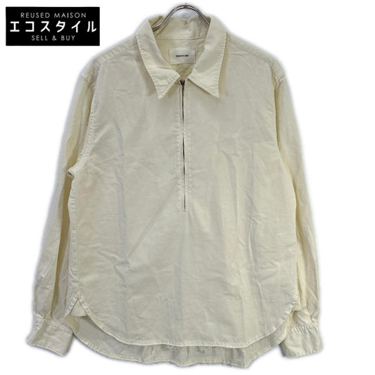 PORT BY ARK ポートバイアーク PO19-SH01 アイボリー Pullover Zip Shirt トップス