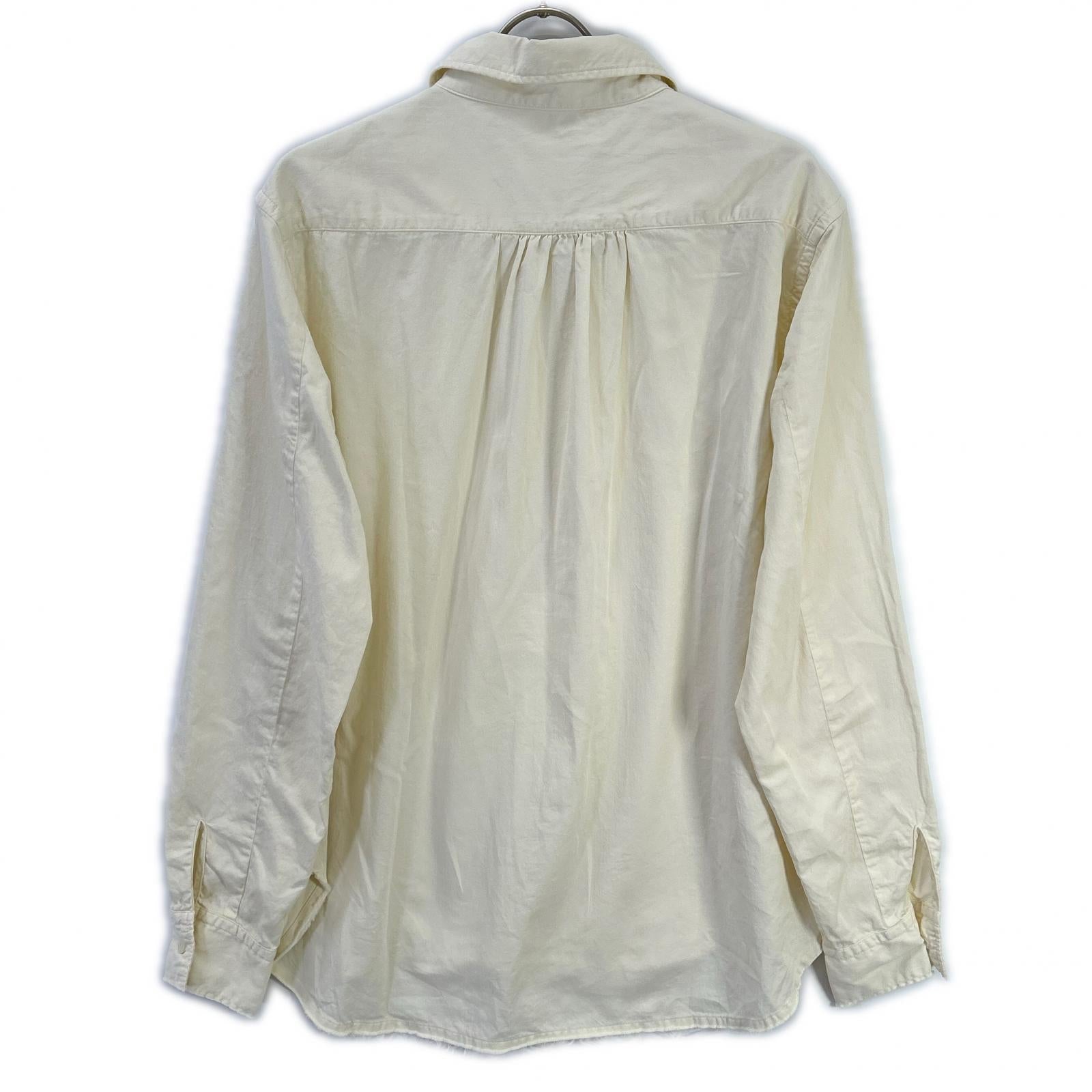 PORT BY ARK ポートバイアーク PO19-SH01 アイボリー Pullover Zip Shirt トップス