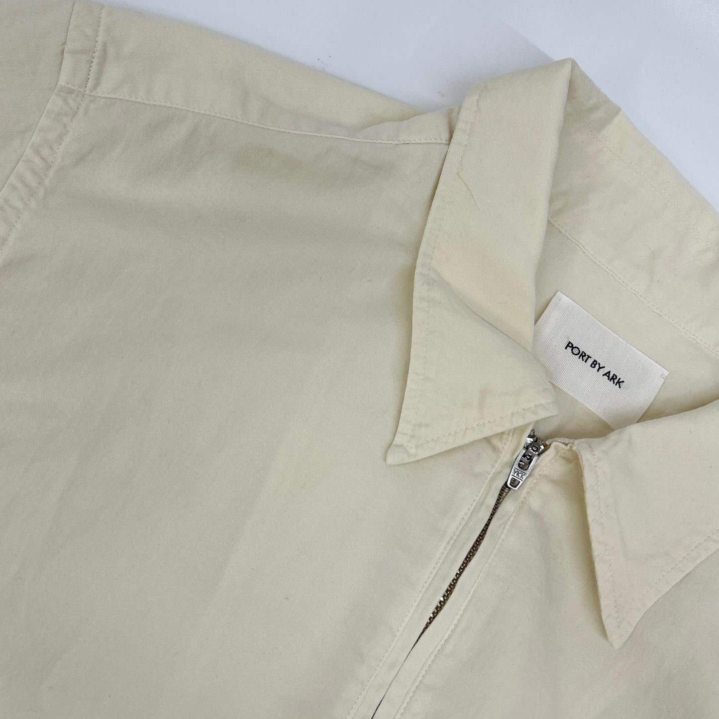 PORT BY ARK ポートバイアーク PO19-SH01 アイボリー Pullover Zip Shirt トップス