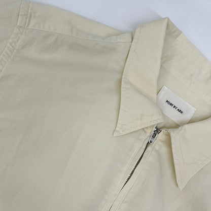 PORT BY ARK ポートバイアーク PO19-SH01 アイボリー Pullover Zip Shirt トップス