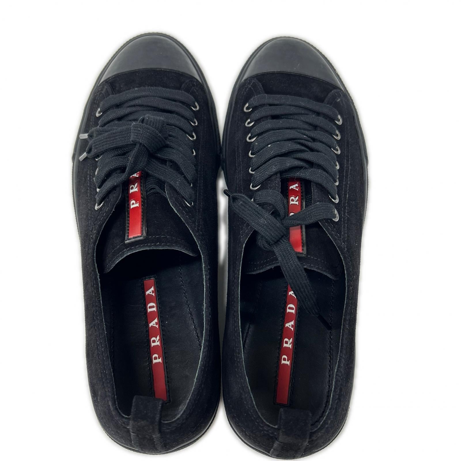 PRADA SPORT プラダスポーツ 【美品】スエード ローカットスニーカー シューズ