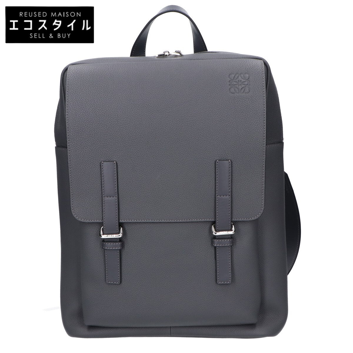 LOEWE ロエベ 新品同様 ソフトグレインカーフ ミリタリーバックパック リュック バックパック