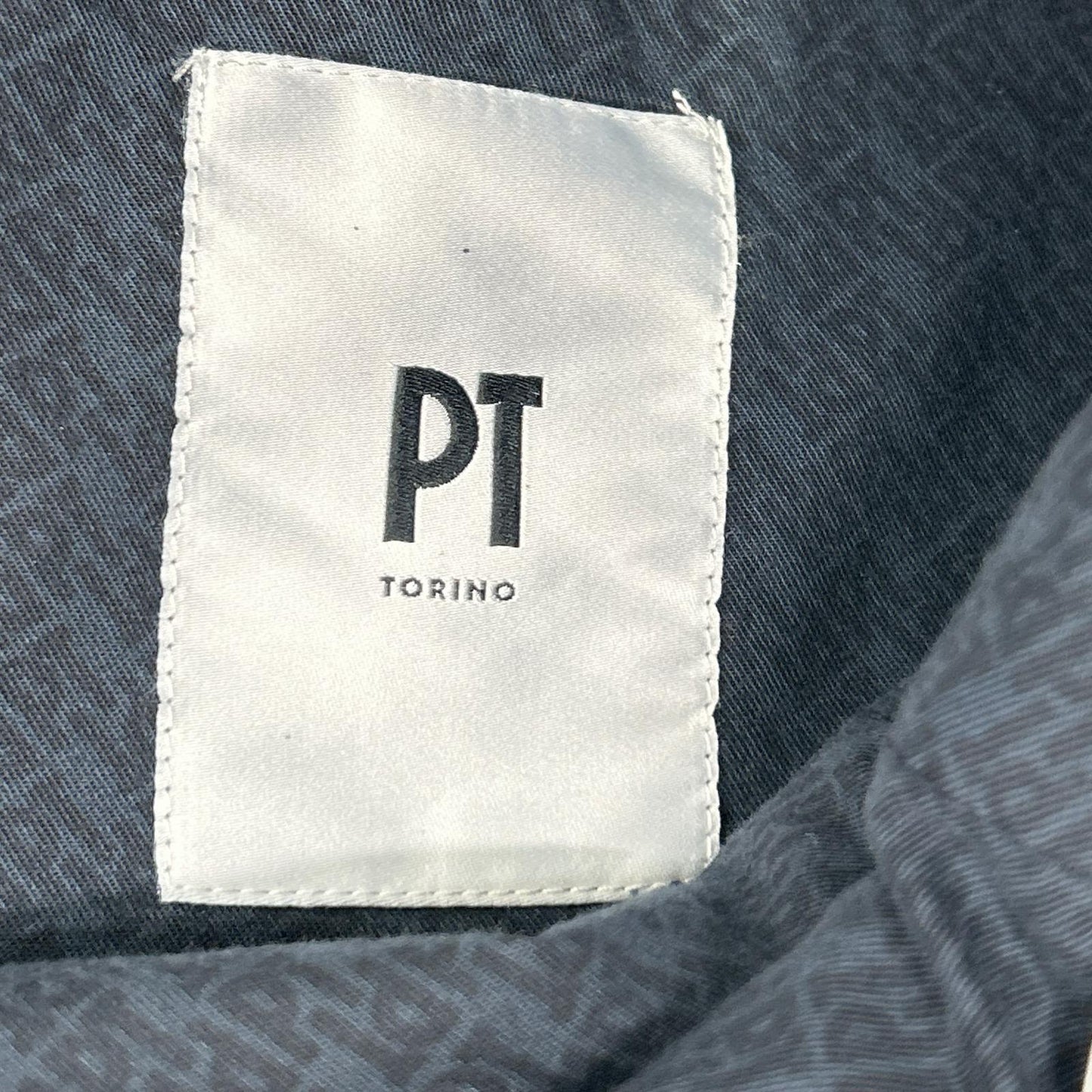 PT TORINO ピーティートリノ ネイビー バミューダ スーパーストレッチナイロン スリムテーパードショーツ ボトムス
