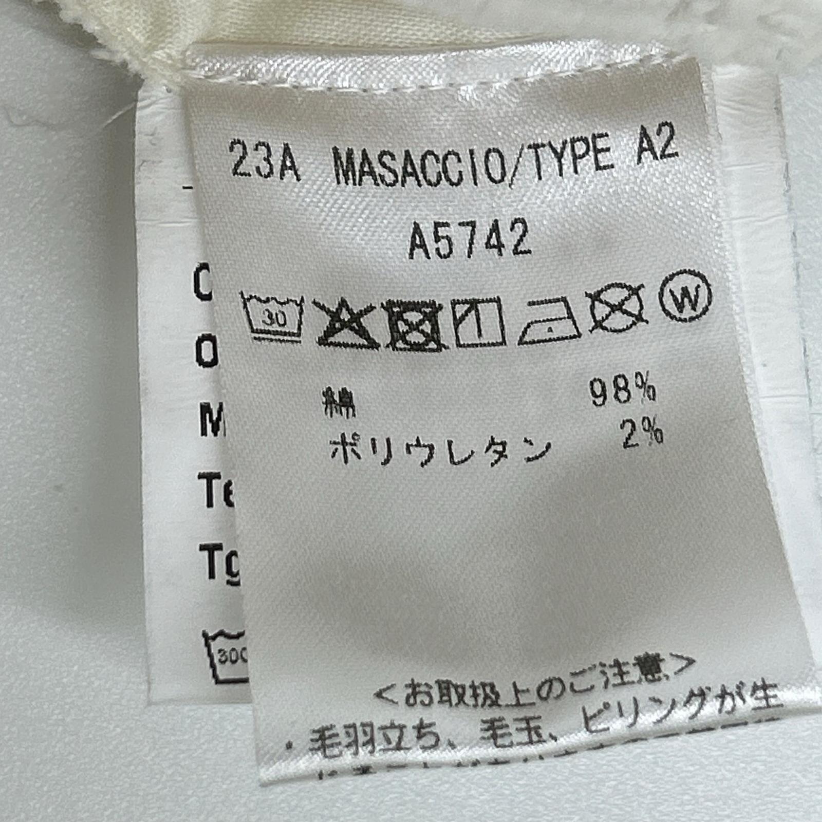 giab's ARCHIVIO ジャブスアルキヴィオ ホワイト MASACCIO コーデュロイ パンツ ボトムス