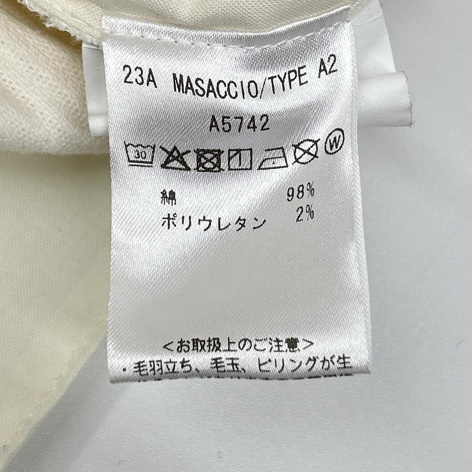 giab's ARCHIVIO ジャブスアルキヴィオ ホワイト MASACCIO コーデュロイ パンツ ボトムス