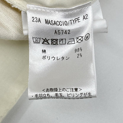 giab's ARCHIVIO ジャブスアルキヴィオ ホワイト MASACCIO コーデュロイ パンツ ボトムス
