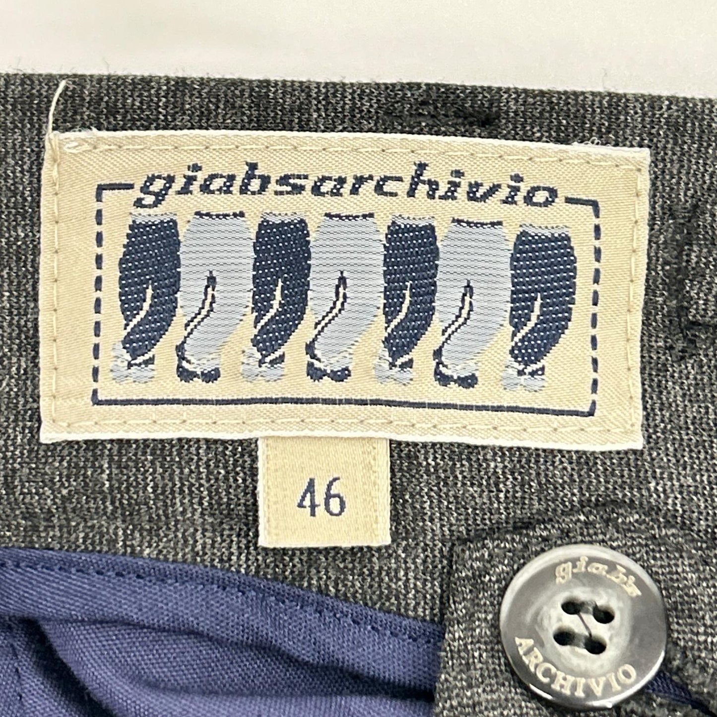 giab's ARCHIVIO ジャブスアルキヴィオ グレー MASACCIO M1 パンツ ボトムス