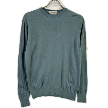 UNITED ARROWS ユナイテッドアローズ ブルー ハイゲージ クルーネックニット トップス