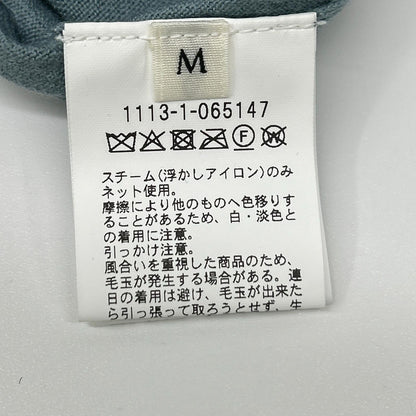 UNITED ARROWS ユナイテッドアローズ ブルー ハイゲージ クルーネックニット トップス