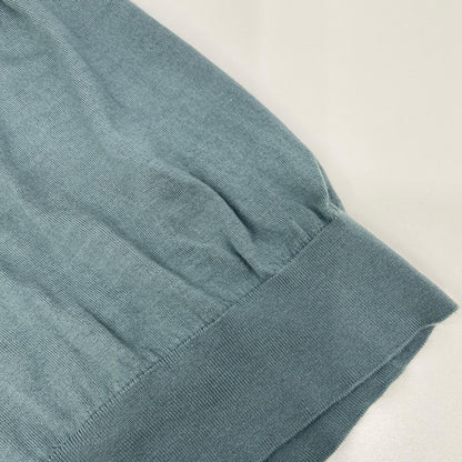 UNITED ARROWS ユナイテッドアローズ ブルー ハイゲージ クルーネックニット トップス
