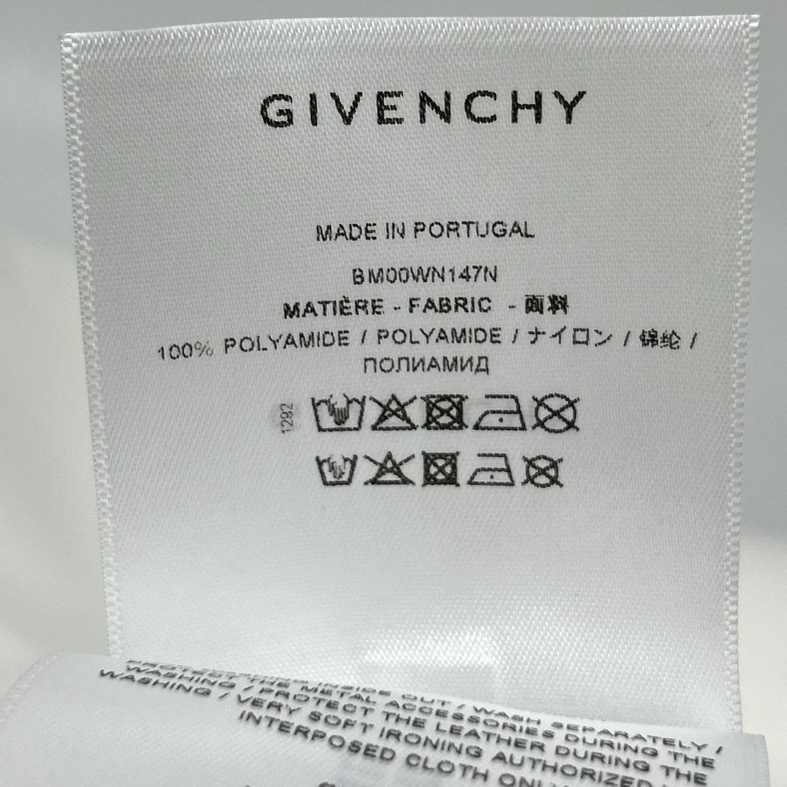 GIVENCHY ジバンシィ ホワイト ロゴ メタルジップ ナイロンブルゾン ジャケット
