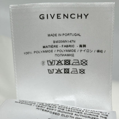 GIVENCHY ジバンシィ ホワイト ロゴ メタルジップ ナイロンブルゾン ジャケット
