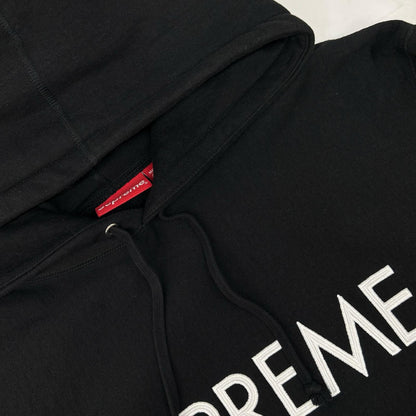Supreme シュプリーム 22AW ブラック キャピタルフーデッドスウェットシャツ パーカー トップス