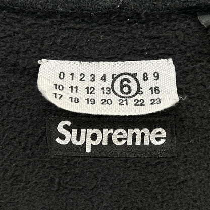 Supreme シュプリーム ×MM6 ブラック 26SS Week4 Box Logo Zip Up Hooded Sweatshirt トップス