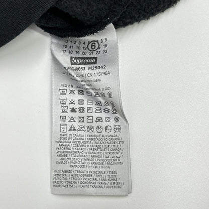 Supreme シュプリーム ×MM6 ブラック 26SS Week4 Box Logo Zip Up Hooded Sweatshirt トップス