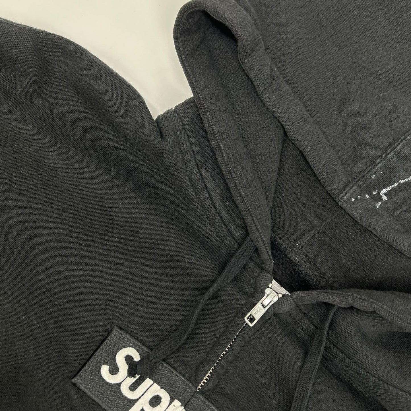 Supreme シュプリーム ×MM6 ブラック 26SS Week4 Box Logo Zip Up Hooded Sweatshirt トップス