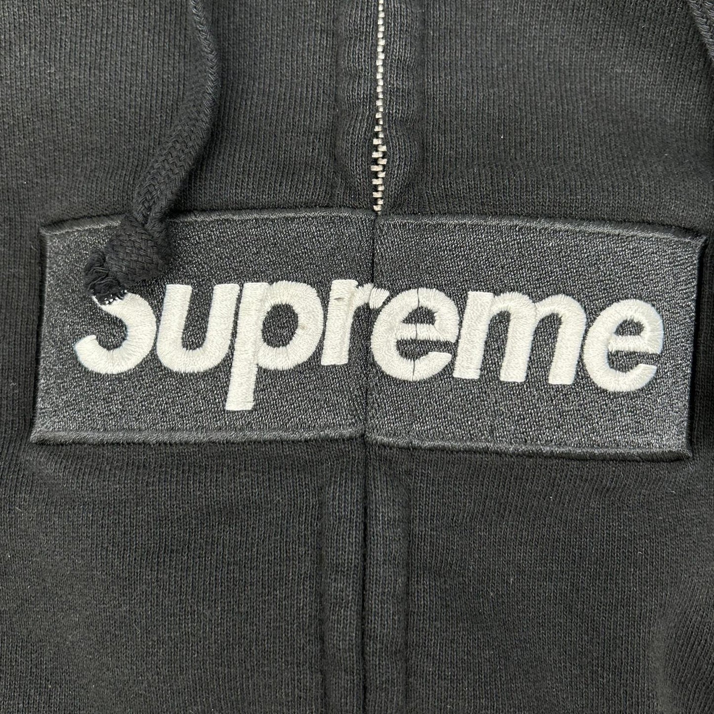 Supreme シュプリーム ×MM6 ブラック 26SS Week4 Box Logo Zip Up Hooded Sweatshirt トップス