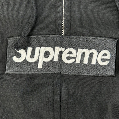Supreme シュプリーム ×MM6 ブラック 26SS Week4 Box Logo Zip Up Hooded Sweatshirt トップス