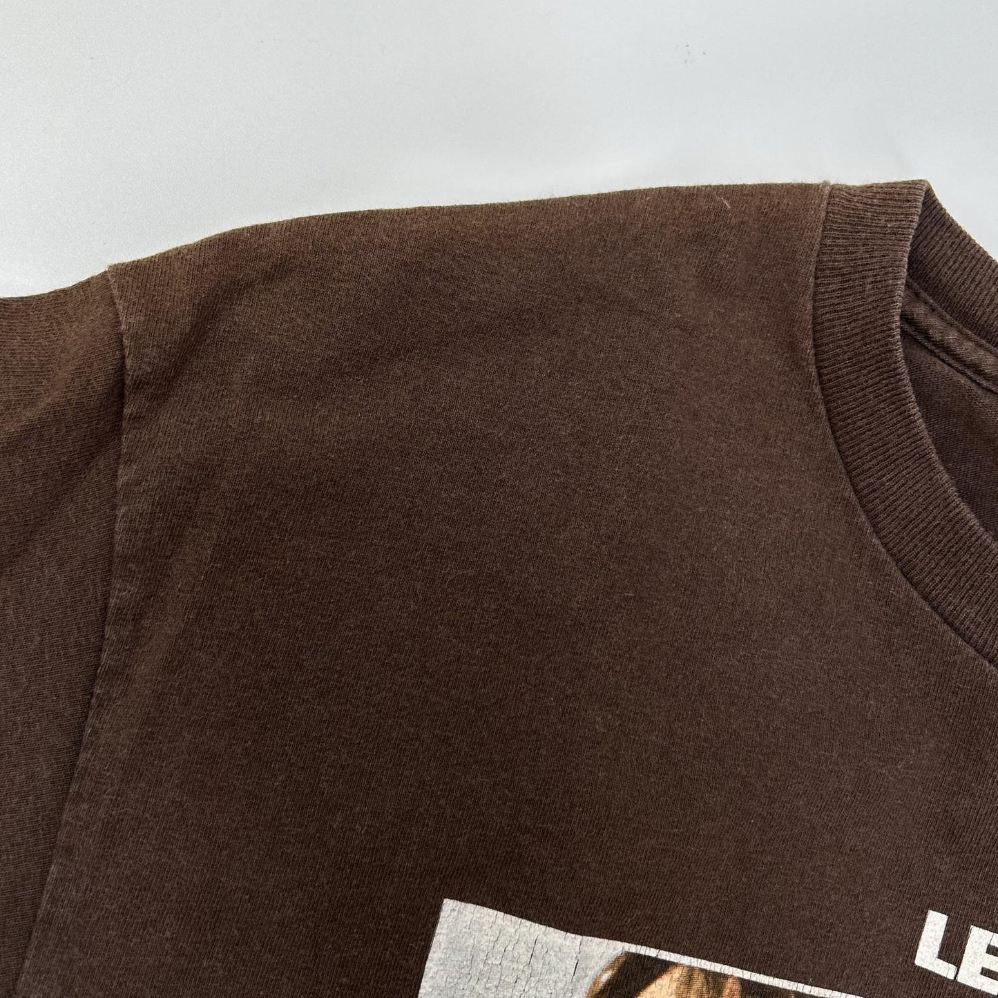 VINTAGE ヴィンテージ ブラウン ビートルズ LET IT BE プリント Tシャツ トップス