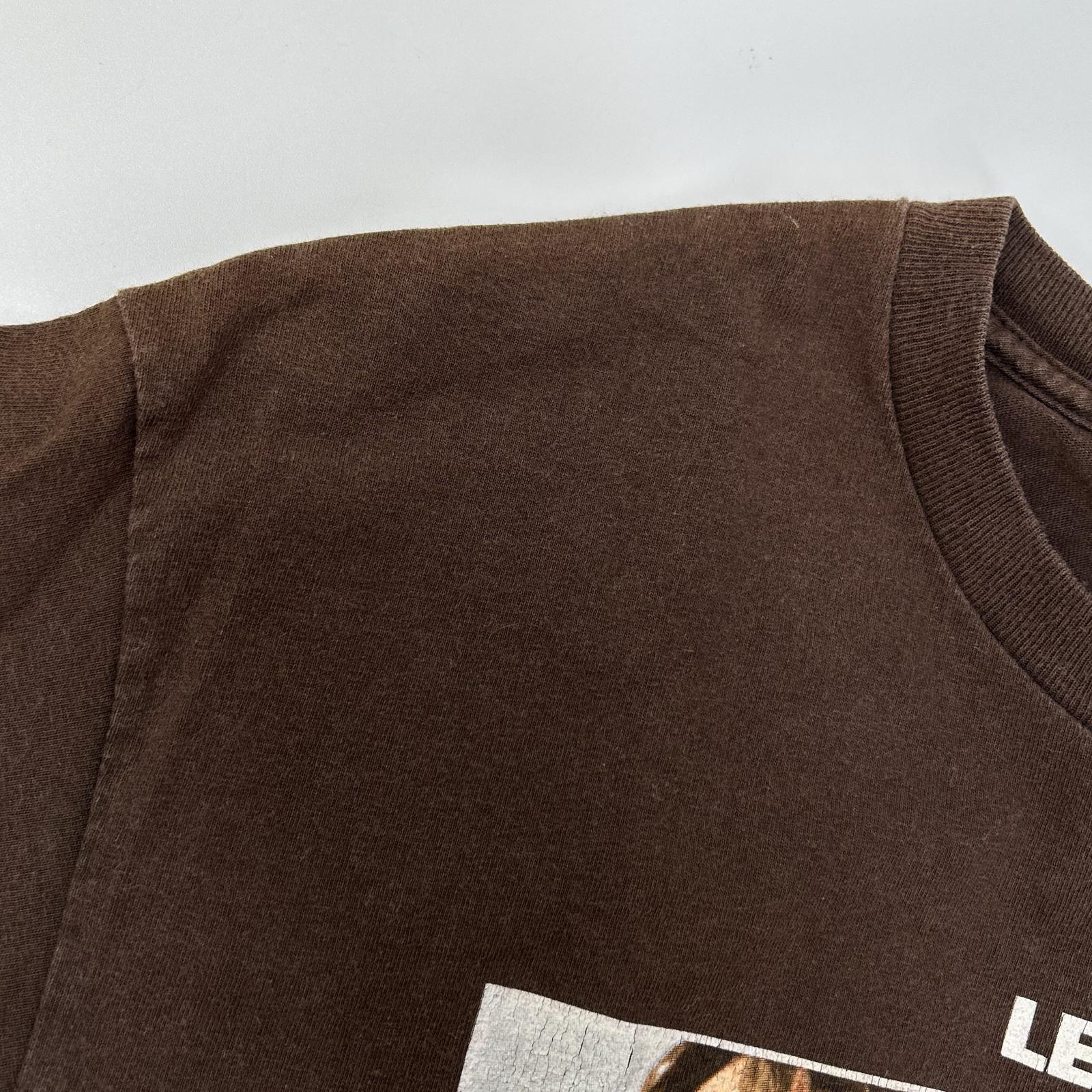 VINTAGE ヴィンテージ ブラウン ビートルズ LET IT BE プリント Tシャツ トップス