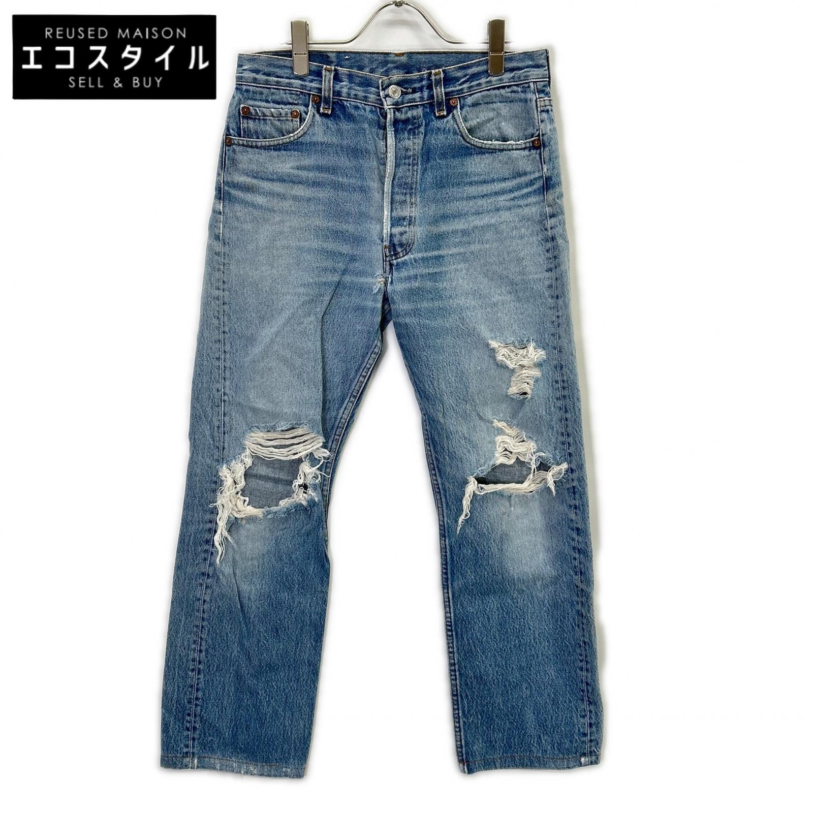 LEVI'S リーバイス 501xx 裏555 バレンシア工場 ダメージデニム ボトムス