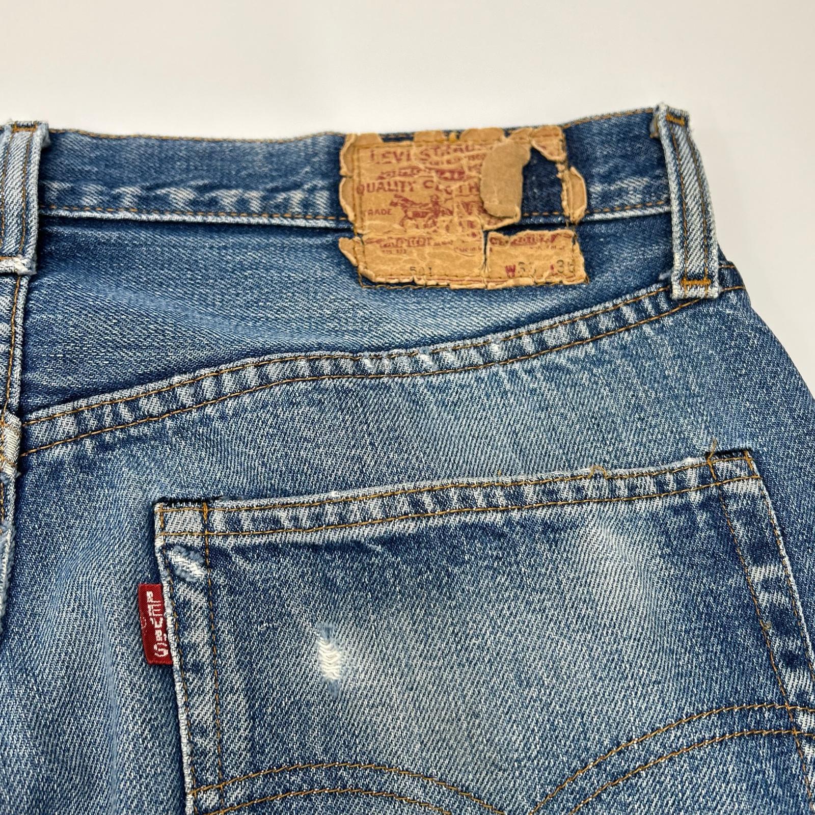 LEVI'S リーバイス 90s　USA製　ブルー 501XX 復刻モデル バレンシア工場 デニムパンツ ボトムス