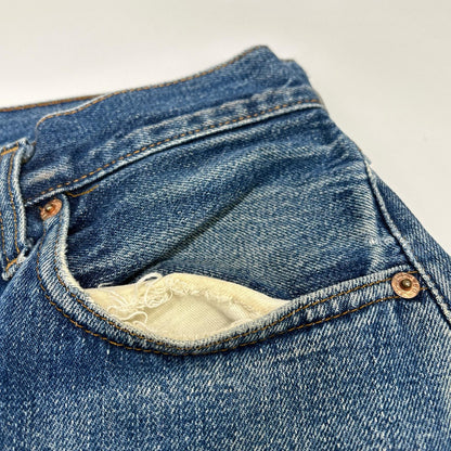 LEVI'S リーバイス 90s　USA製　ブルー 501XX 復刻モデル バレンシア工場 デニムパンツ ボトムス