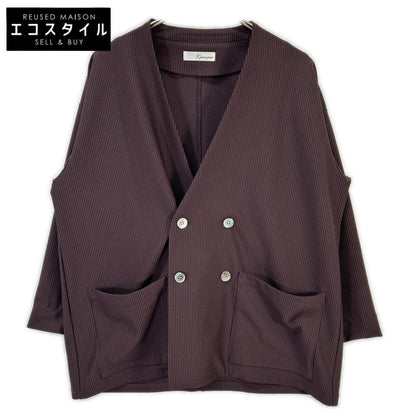 t.yamai paris ティ ヤマイ パリ バーガンディー トリコットサッカージャケット ジャケット