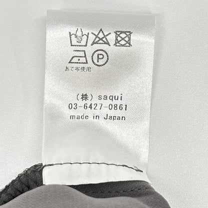saqui サキ グレー サマーテーパードリボンパンツ ボトムス